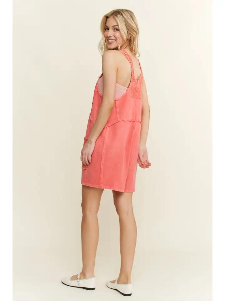 The Coral Crush Overalls