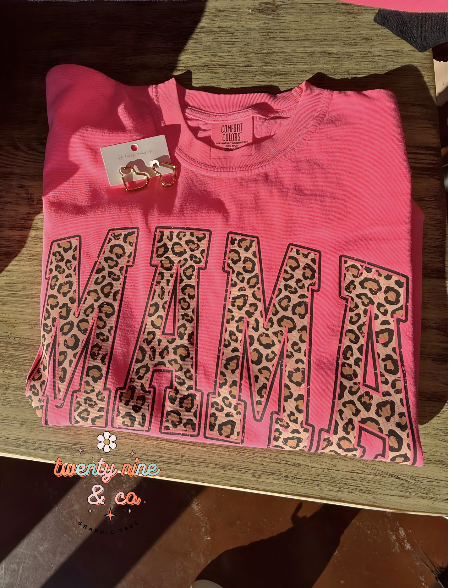 Pretty in Pink Mama Tee