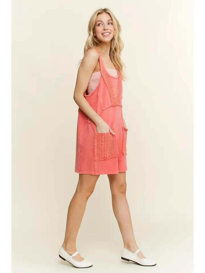The Coral Crush Overalls
