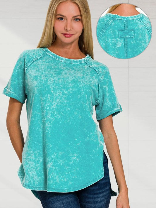 Ocean Breeze Mineral Wash Tee