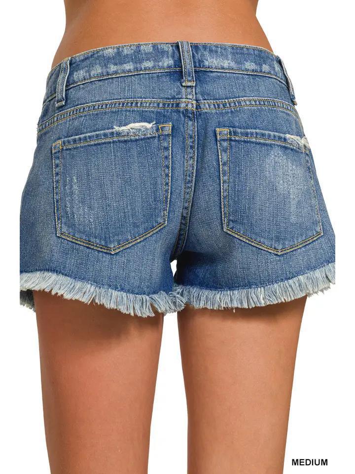High Tide Distressed Shorts