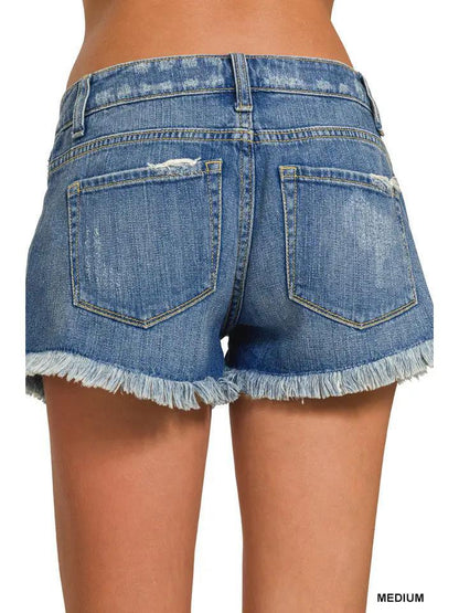 High Tide Distressed Shorts