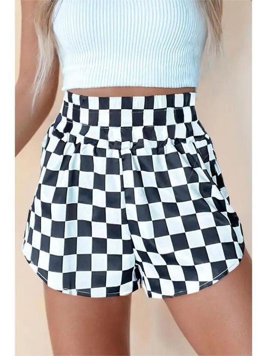 Fast Lane Checkered Shorts