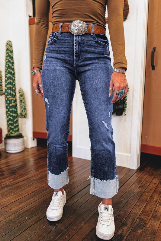 Rodeo Rebel Cuffed Jeans 🤠