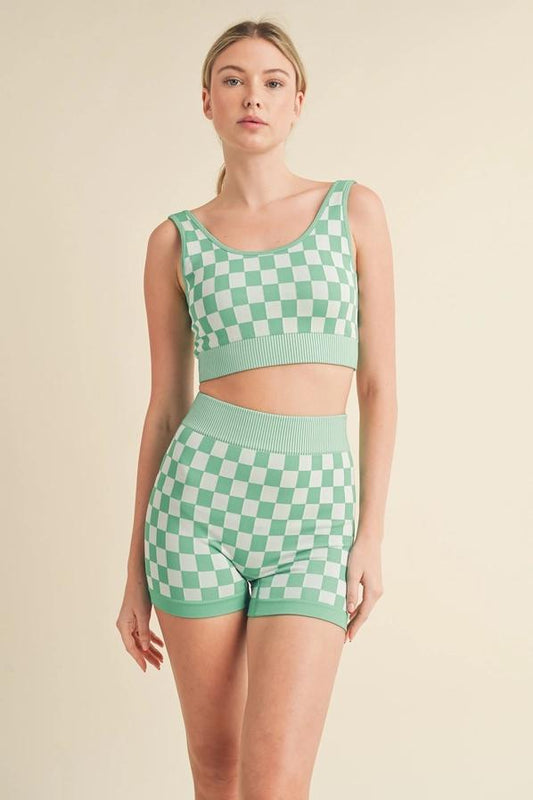 Green Checkmate Set