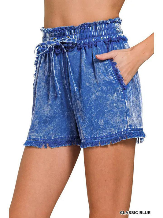 Beach Babe Mineral Wash Shorts