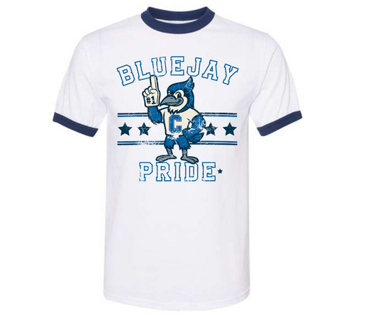 Bluejay Pride Ringer Tee