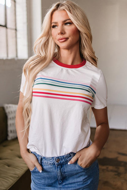 The Sunny Side Stripe Tee
