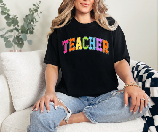 Crayon Crewneck Tee